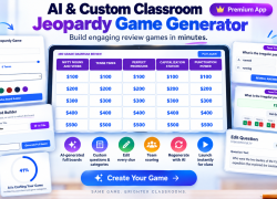 AI and Custom Classroom Jeopardy Game Generator